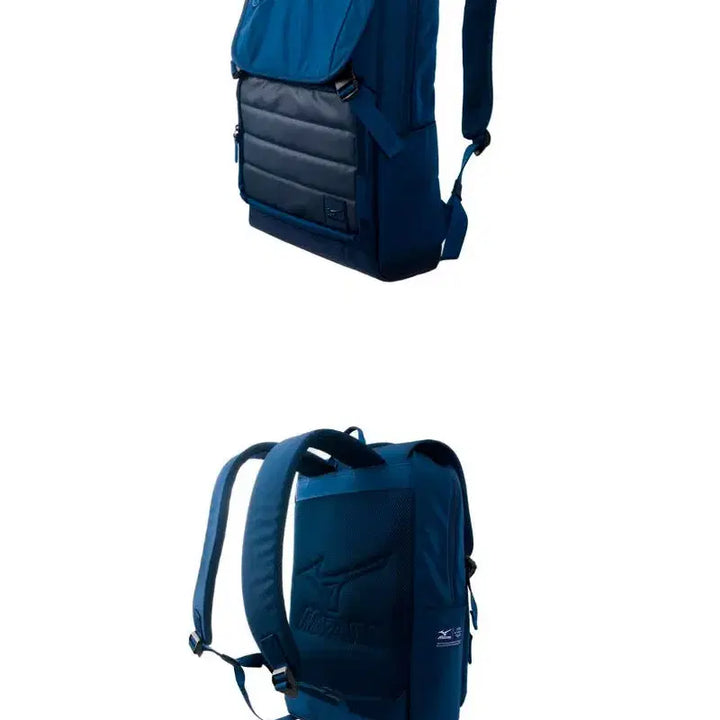 [BUNJANG] Mizuno Hood Pop Backpack Navy / 미즈노 가방 후드팝 백팩 33YY602014