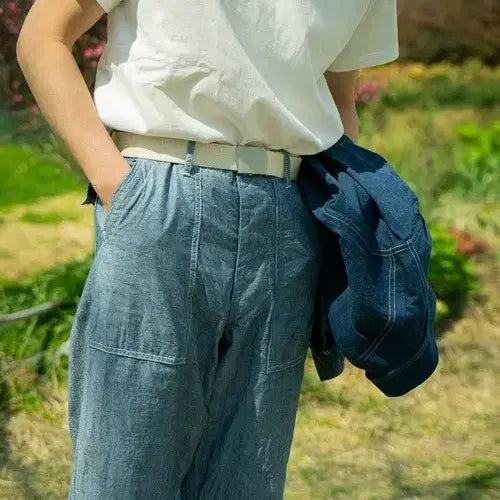 [BUNJANG] Real McCoy Chambray Fatigue Pants / (32)리얼맥코이 샴브레이 퍼티그 팬츠