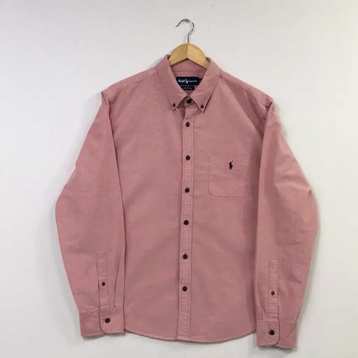 [BUNJANG] Polo Oxford Solid Shirt / L 폴로 옥스포드 솔리드 셔츠