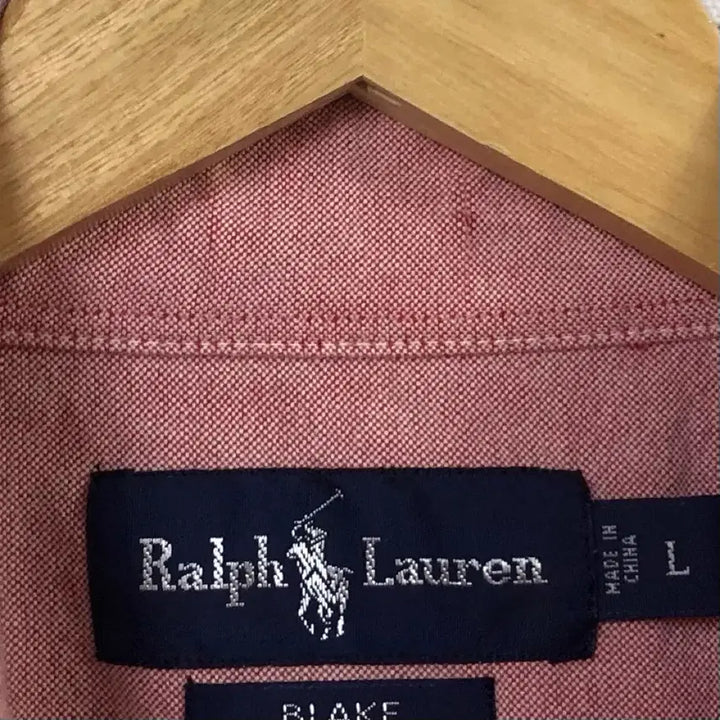 [BUNJANG] Polo Oxford Solid Shirt / L 폴로 옥스포드 솔리드 셔츠