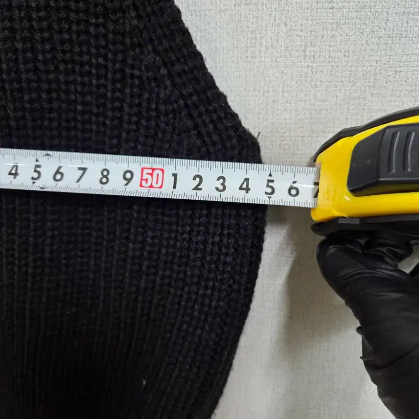 [BUNJANG] Black Half-Zip Short Knit Vest / 여성 블랙 반집업 숏 니트 조끼 베스트 F