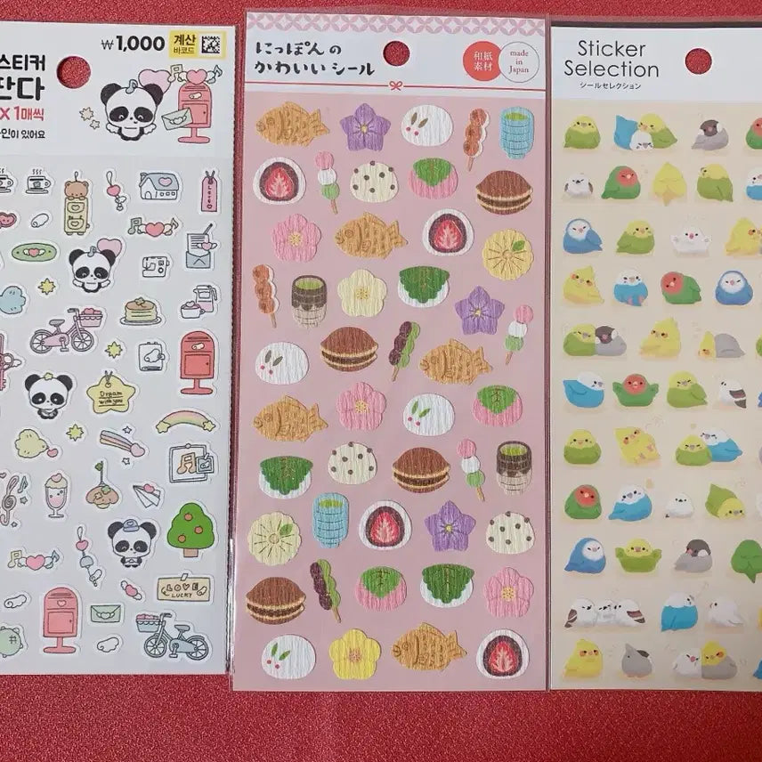 [BUNJANG] Various Stickers, Masking Tapes Set / [다꾸세트]씰스티커 통마테 마테소분 마테띵 마테컷 일본 스티커 다이소