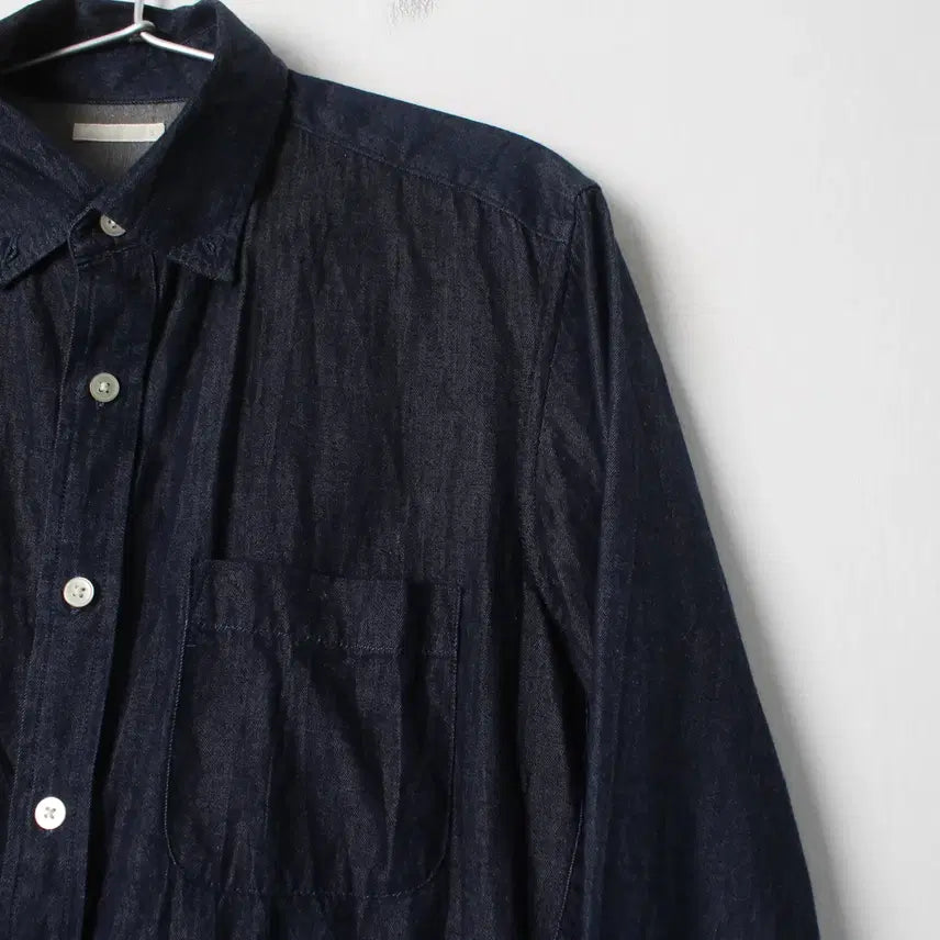 [BUNJANG] GU Men's Denim Shirt [XS] / 지유 맨즈 데님셔츠 [MAN XS]