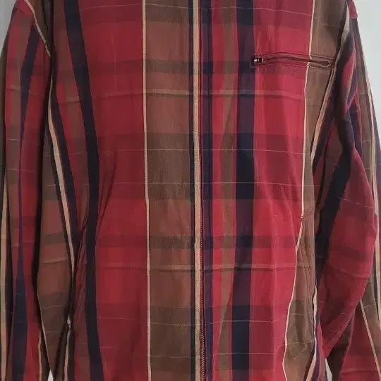 [BUNJANG] Men's Check Pattern Cotton Jacket 105 / 체크 패턴 남성용 면 자켓105