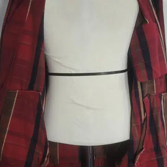 [BUNJANG] Men's Check Pattern Cotton Jacket 105 / 체크 패턴 남성용 면 자켓105