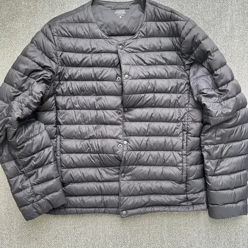 [BUNJANG] Musinsa Standard Lightweight Padding Jacket Black / [L] 무신사 스탠다드 경량 패딩 블랙