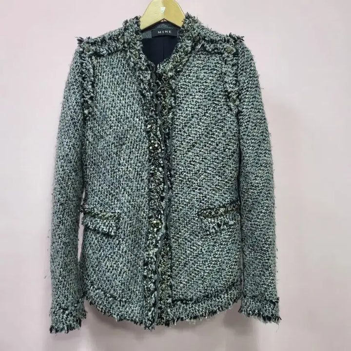 [BUNJANG] MINE Tweed Jacket / MINE 마인 트위드 자켓 ~44반