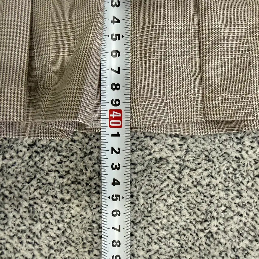 [BUNJANG] S Checkered Skirt / S 고급 체크 스커트 0220T