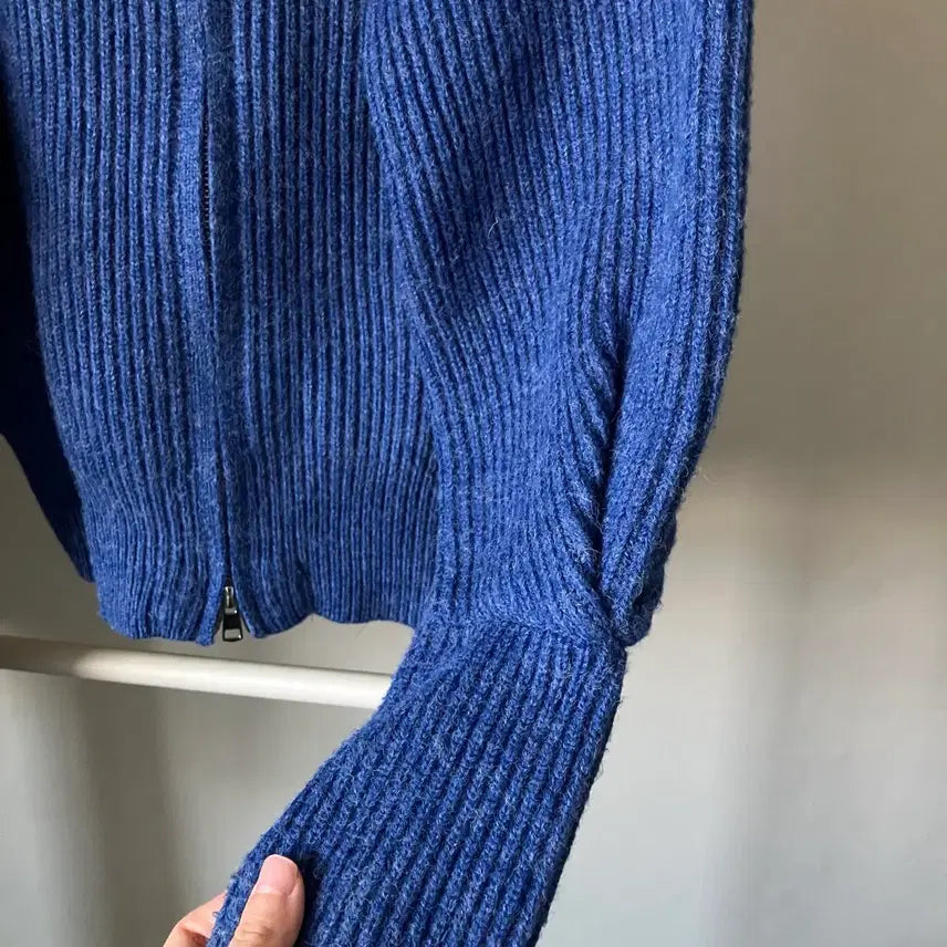 [BUNJANG] LUUL Knit Zip-up Cardigan / LUUL 루엘 니트 집업 가디건 (s)