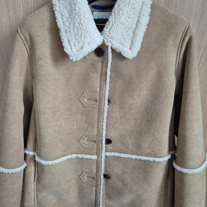 [BUNJANG] Kuho Plus Suede Mouton Jacket / 구호플러스 무스탕