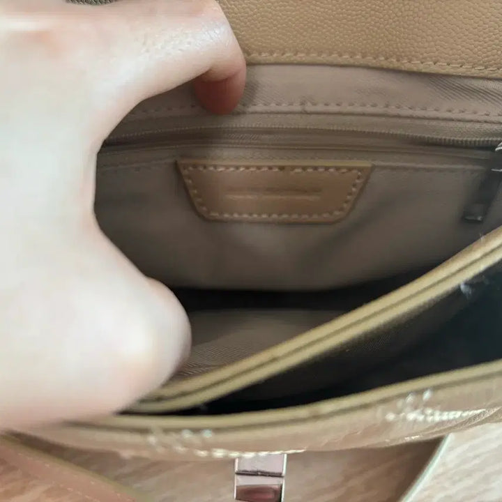 [BUNJANG] Jill by Jill Stuart Caviar Leather Handbag / 질바이질스튜어트 소가죽캐비어 백 새상품급
