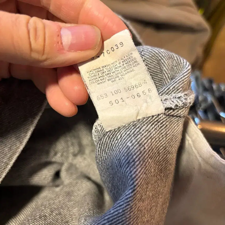 [BUNJANG] Levi's 501 Black Jeans / 90년대 미국 리바이스 501 흑청