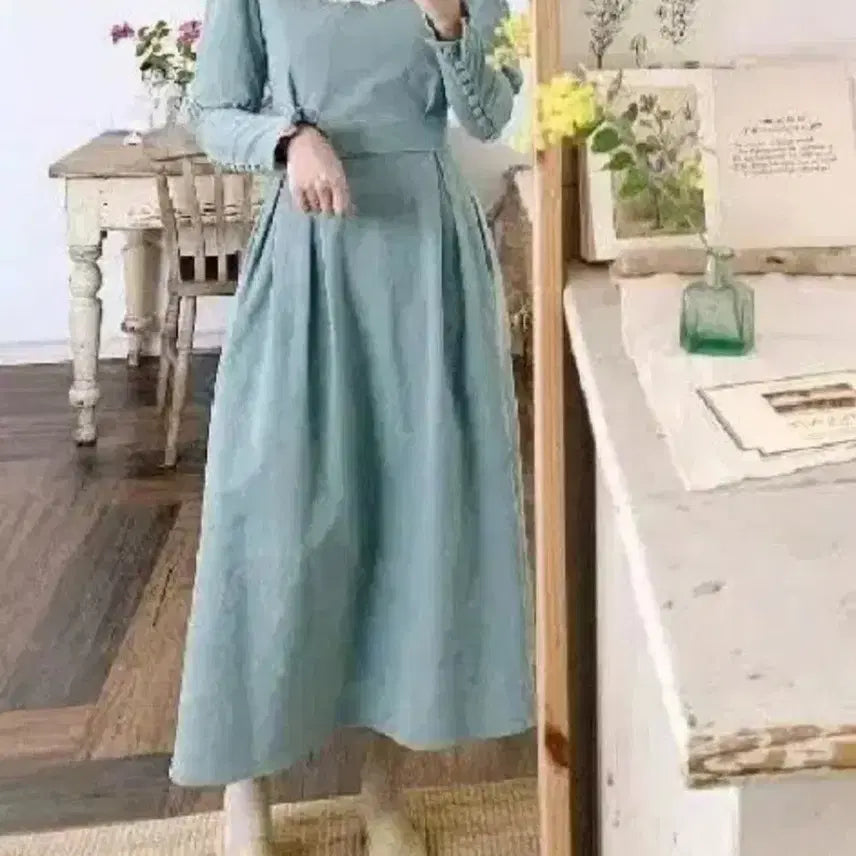 [BUNJANG] Mimi Boutique Winter Dream Long Dress / 미미부티크 윈터드림 드레스