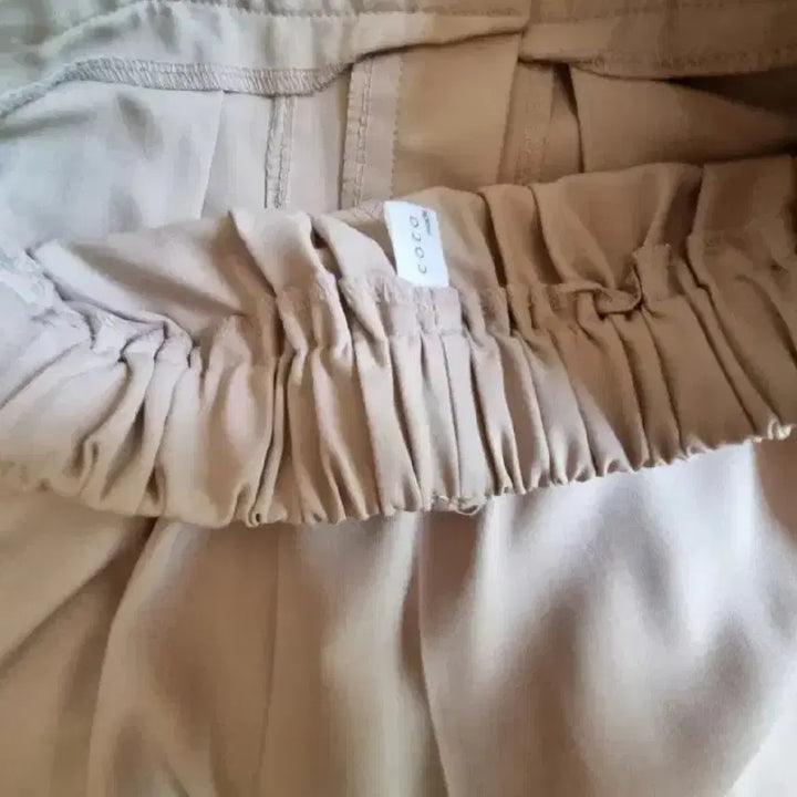 [BUNJANG] Slim Banding Slacks - Beige / 슬림 밴딩 슬랙스 - 베이지