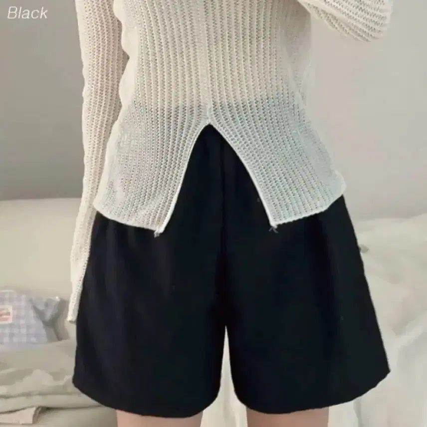 [BUNJANG] Basasak Nylon Pants - Black / 바스락나일론팬츠 새상품 블랙