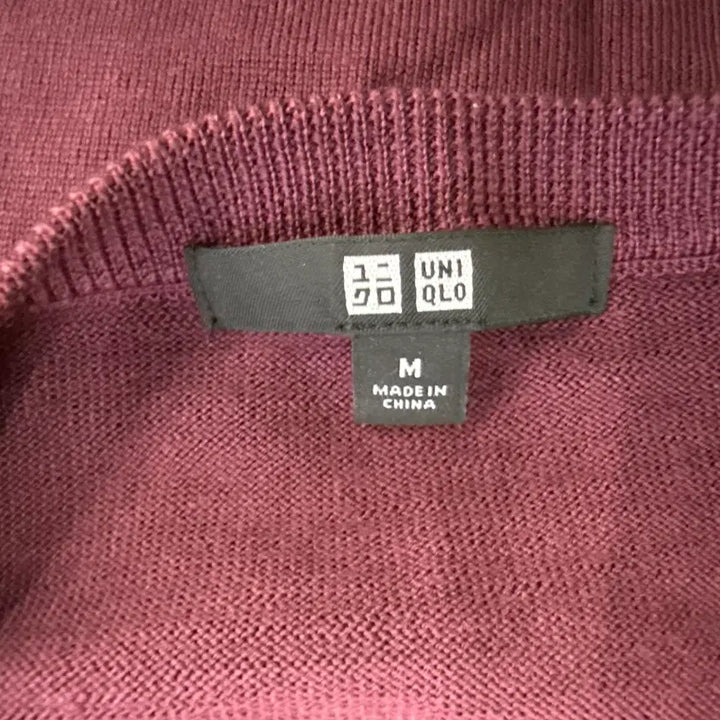 [BUNJANG] M 유니클로 니트 긴팔티 0220T / M 유니클로 니트 긴팔티 0220T