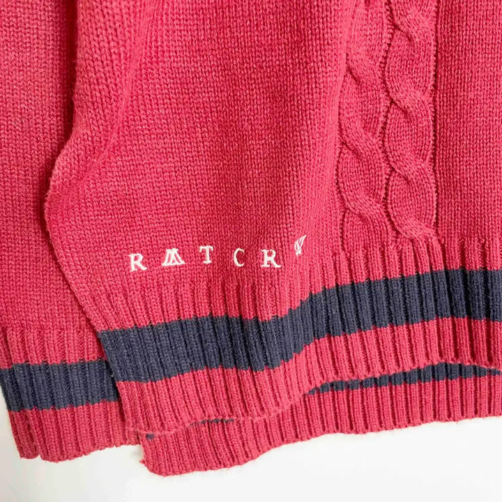 [BUNJANG] Romantic Crown RC V-Neck Knit XL / D2 로맨틱크라운 RC V넥 니트 XL사이즈