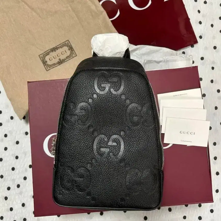 [BUNJANG] Gucci GG Jumbo Sling Bag / 새상품 구찌 GG점보 슬링백 크로스백