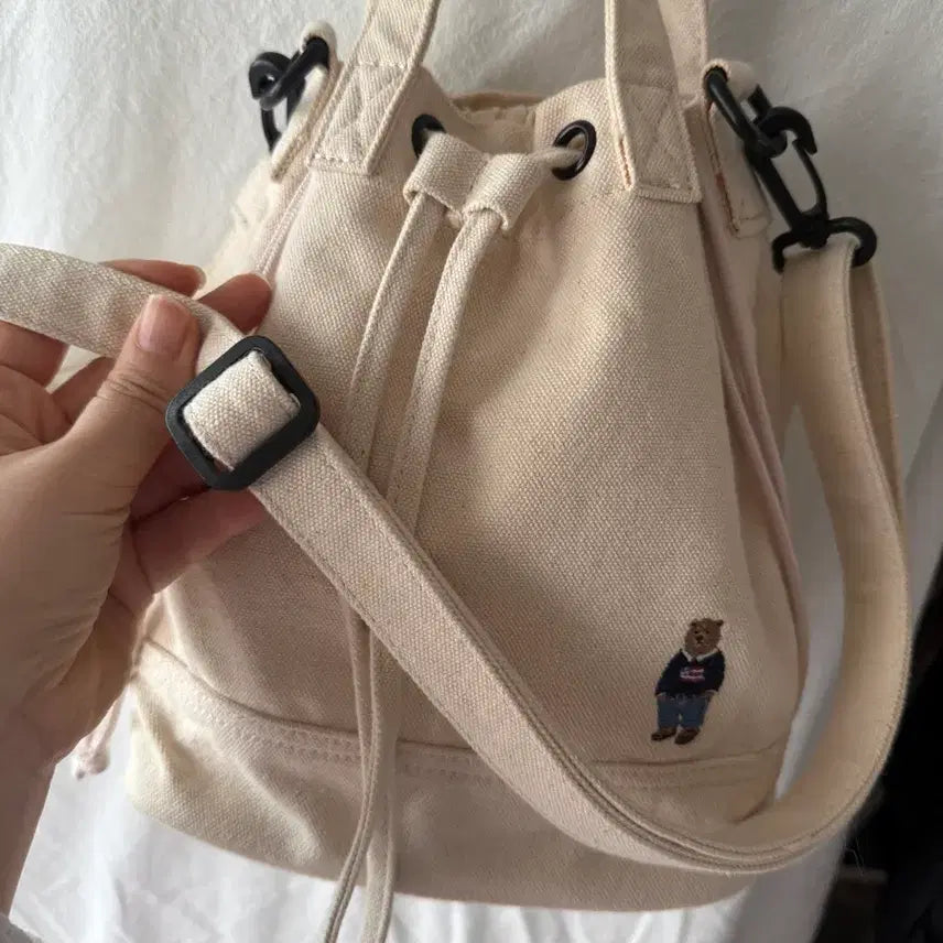 [BUNJANG] Who.A.U Ivory Tote/Shoulder Bag / [후아유 정품]  토트백 숄더백 _ 아이보리