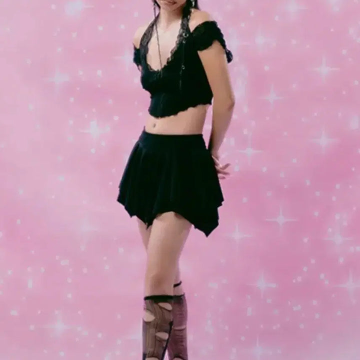 [BUNJANG] EXPIREDGIRLS April Corset Top Black / 익스파이어드걸 에이프릴 코르셋 탑 블랙