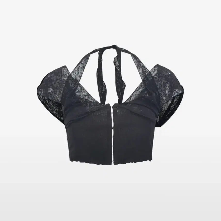 [BUNJANG] EXPIREDGIRLS April Corset Top Black / 익스파이어드걸 에이프릴 코르셋 탑 블랙