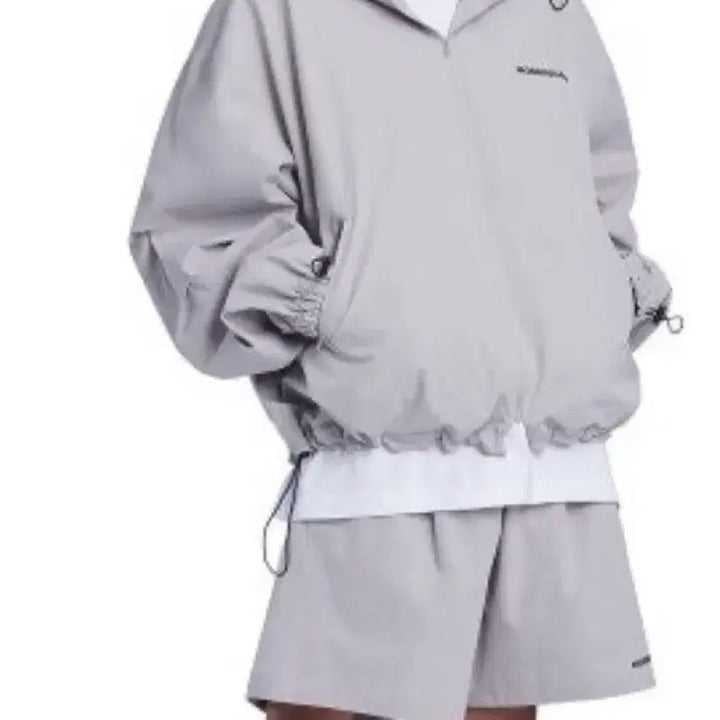 [BUNJANG] No.manual Phenon Windshell Jacket (Gray, L) / 노매뉴얼 페논윈드쉘 바람막이자켓  남녀공용그레이L 새상품