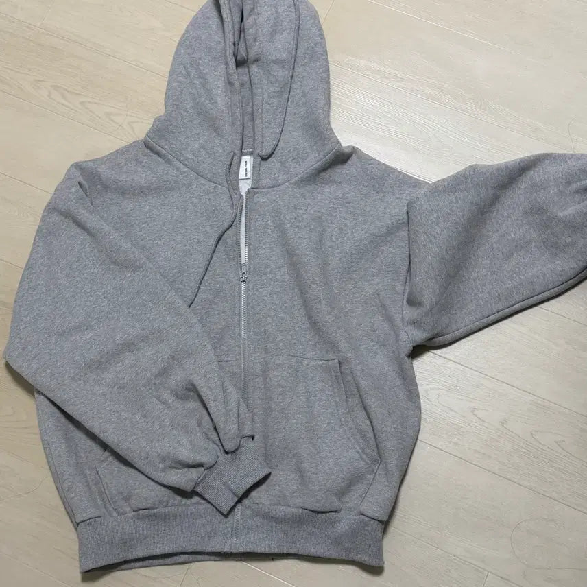 [BUNJANG] Gray Oversized Hoodie / 그레이 후드집업