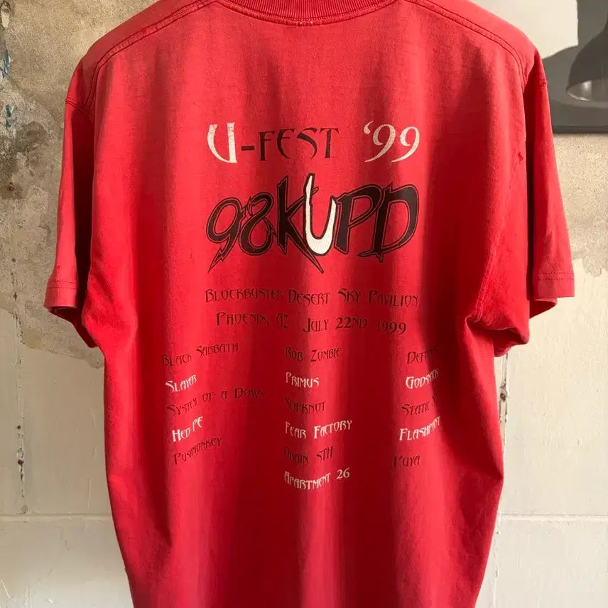 [BUNJANG] 1999 U Festival T-Shirt XL / 1999 U festival