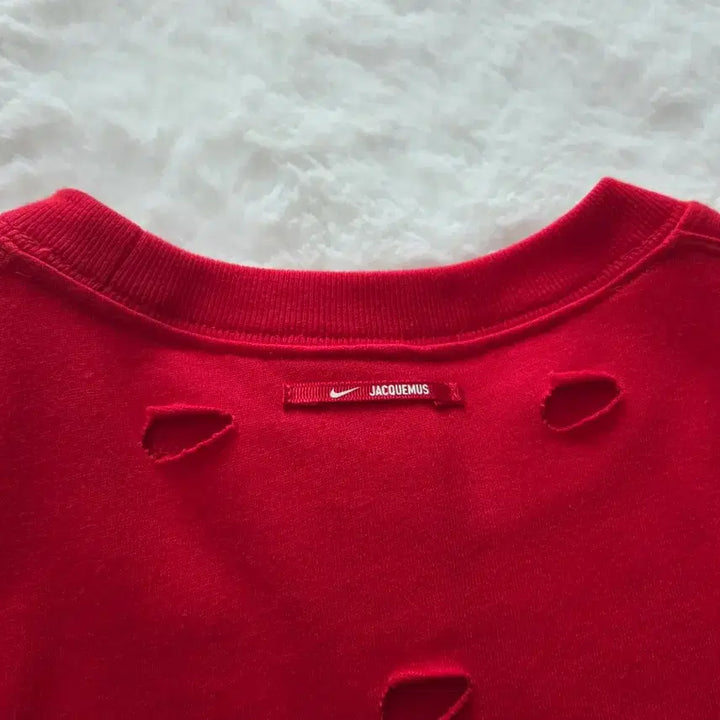 [BUNJANG] Nike Jacquemus Collaboration Red T-shirt / 나이키 자크뮈스 콜라보 반팔 긴바지 셋업 유럽사이즈 M