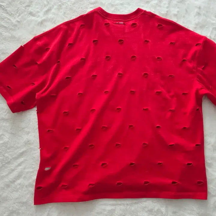 [BUNJANG] Nike Jacquemus Collaboration Red T-shirt / 나이키 자크뮈스 콜라보 반팔 긴바지 셋업 유럽사이즈 M