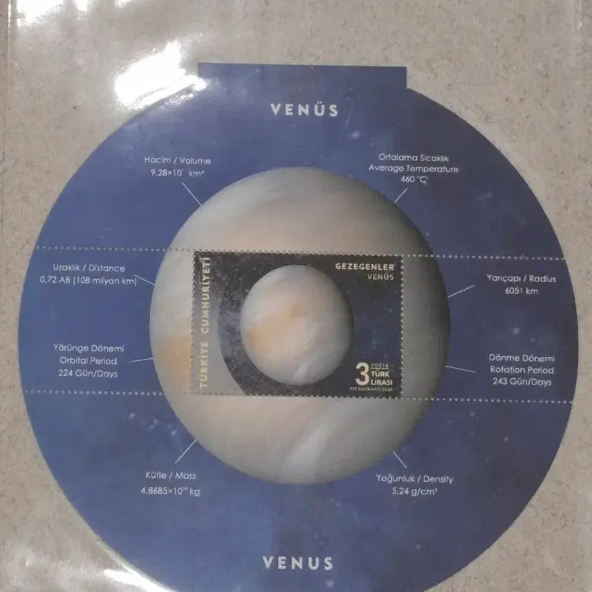 [BUNJANG] Turkish Space Mystery Stamp Set / (3관/A11) 2020년 터키 우주의신비 발행우표(E1)저렴