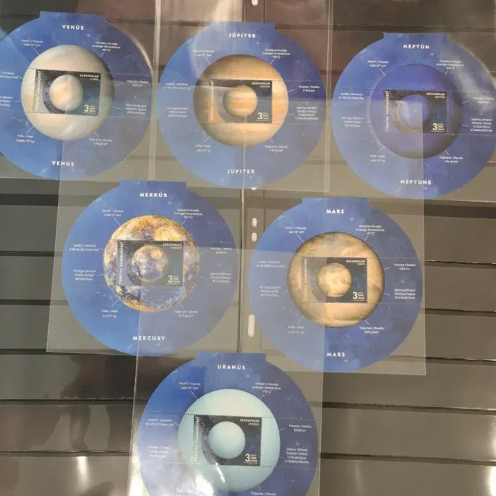 [BUNJANG] Turkish Space Mystery Stamp Set / (3관/A11) 2020년 터키 우주의신비 발행우표(E1)저렴