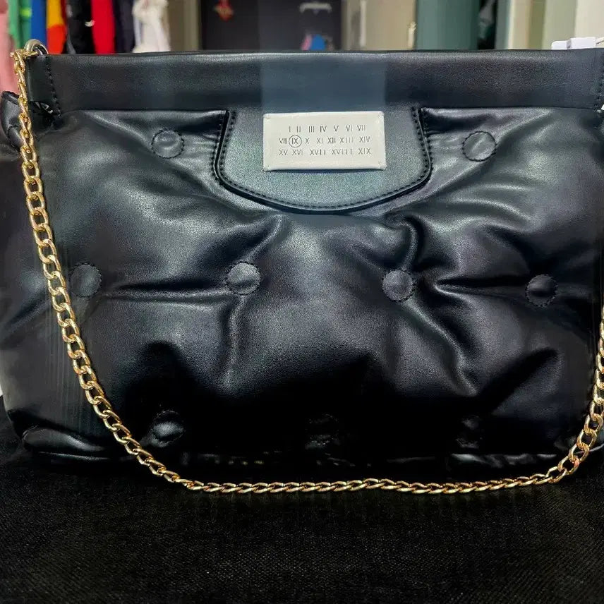 [BUNJANG] Chain Shoulder Bag - Black / 체인 숄더백 블랙 새상품