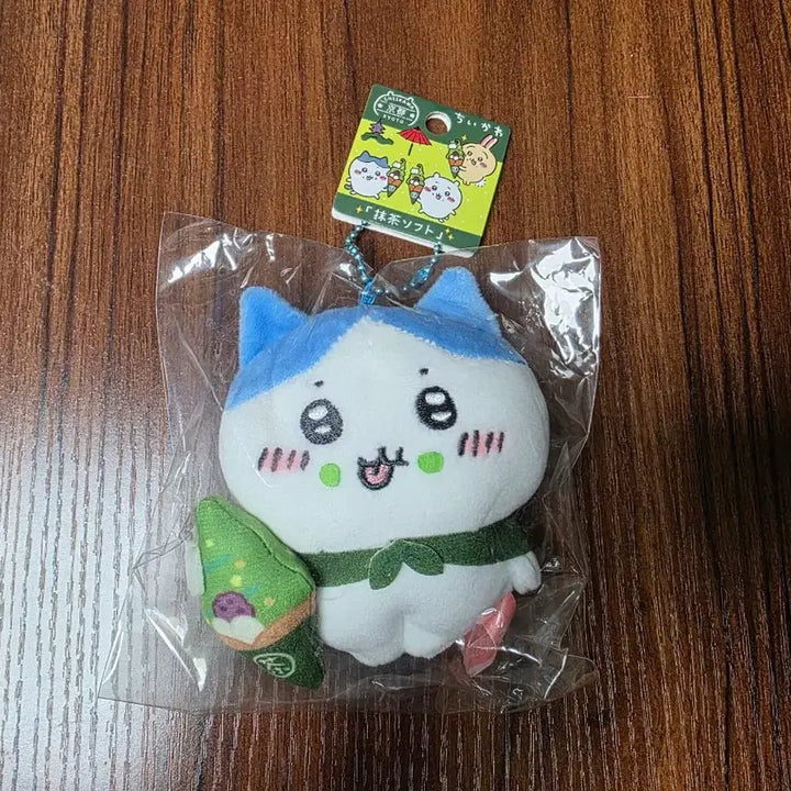 [SOLD OUT] 하치와레 교토 말차 마스코트 인형 키링 지역한정 치이카와 먼작귀