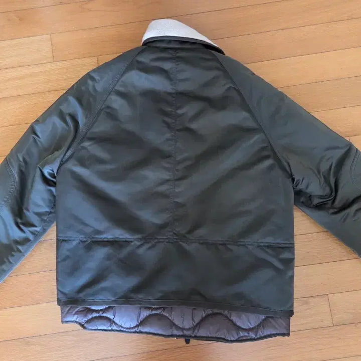 [BUNJANG] Time Homme Quilted Layered Padded Jumper / 타임 옴므 퀄팅 레이어 패딩 점퍼 100 사이즈