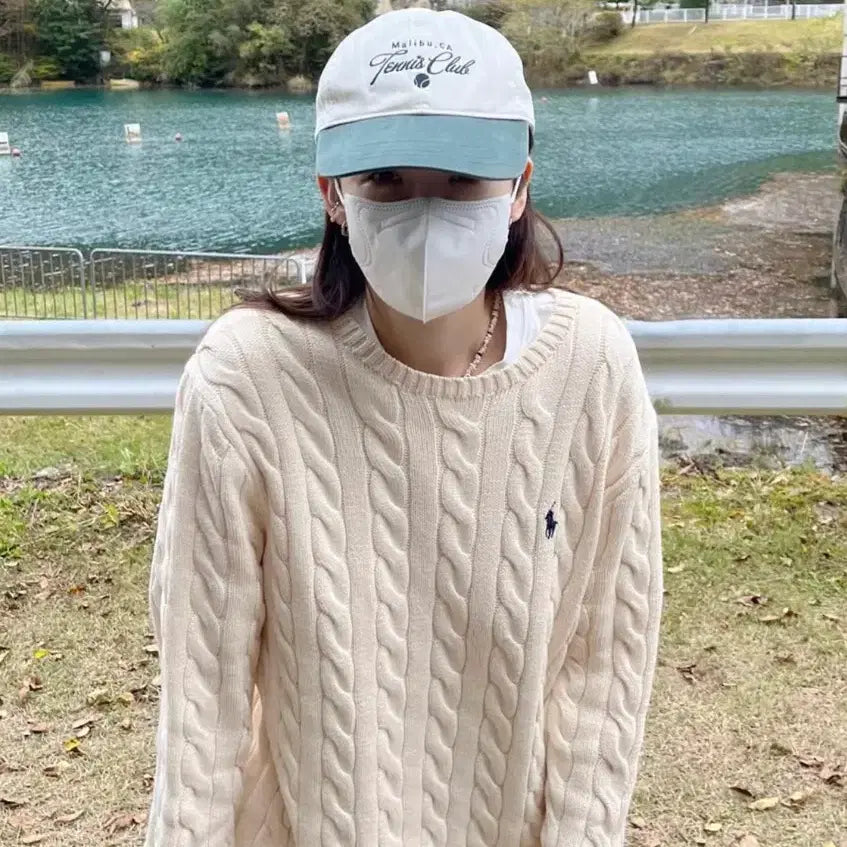 [BUNJANG] Polo Ralph Lauren Cable Knit Sweater / [미개봉새제픔] 폴로 랄프로렌 꽈배기 반집업&라운드넥 니트