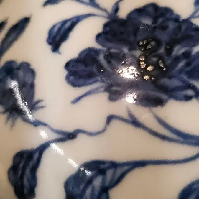 [BUNJANG] Celadon Porcelain Plum, Pine, Bamboo Double-Handle Vase / 청화 삼우도문 쌍미도매병