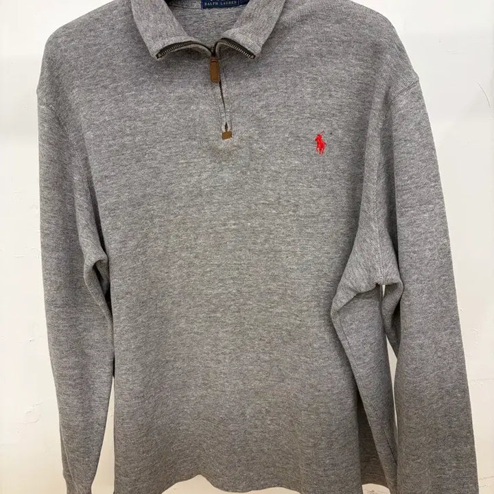 [BUNJANG] Polo Ralph Lauren Gray Half-Zip Knit XL / [XL] 폴로 랄프로렌 그레이 하프집업 니트