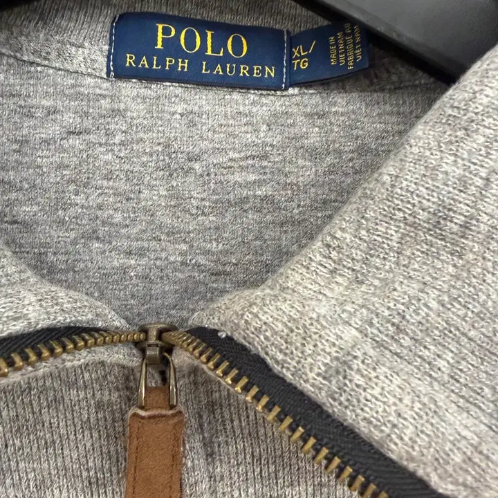 [BUNJANG] Polo Ralph Lauren Gray Half-Zip Knit XL / [XL] 폴로 랄프로렌 그레이 하프집업 니트