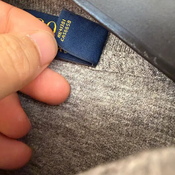 [BUNJANG] Polo Ralph Lauren Gray Half-Zip Knit XL / [XL] 폴로 랄프로렌 그레이 하프집업 니트