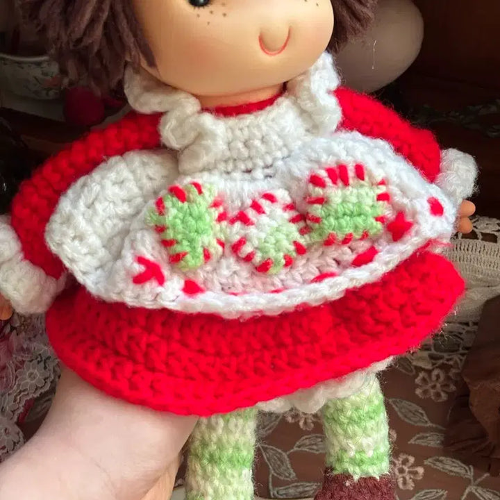 [BUNJANG] Vintage Crochet Doll / 80년대 크로쉐 뜨개빈티지돌 양배추인형 안데르센인형 고전앤틱소품 모리걸