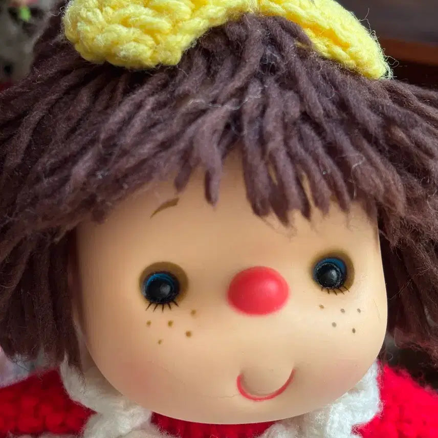 [BUNJANG] Vintage Crochet Doll / 80년대 크로쉐 뜨개빈티지돌 양배추인형 안데르센인형 고전앤틱소품 모리걸