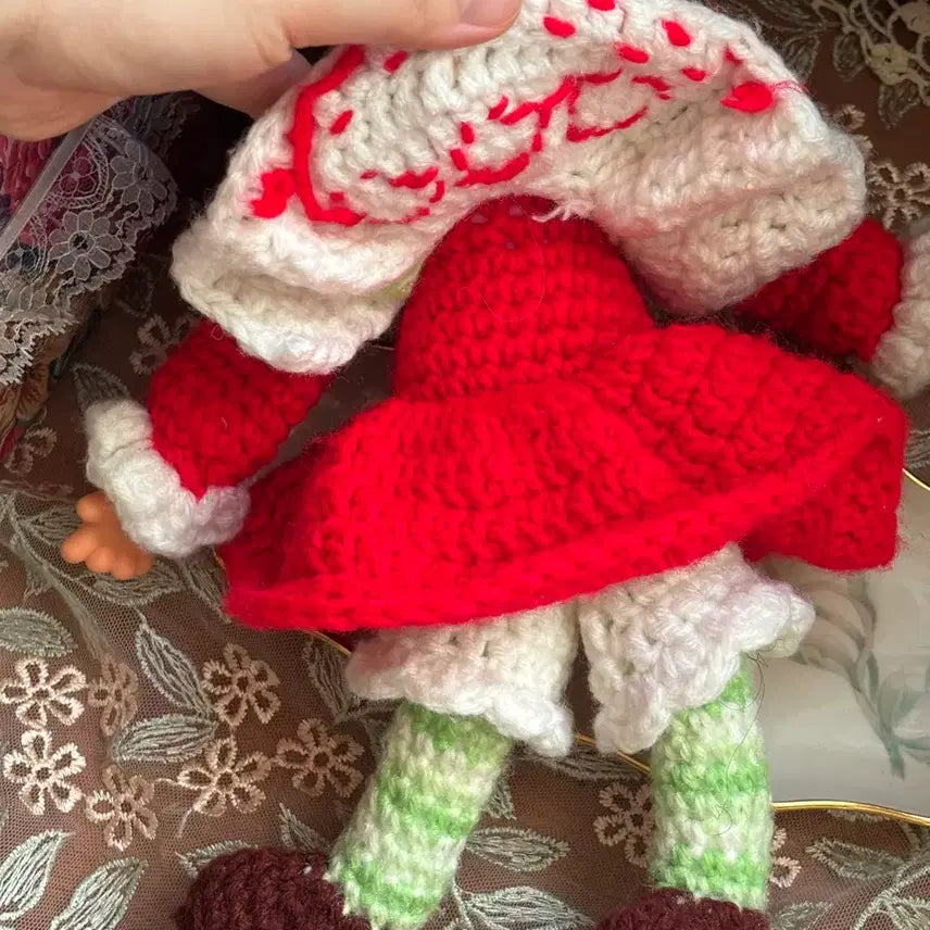 [BUNJANG] Vintage Crochet Doll / 80년대 크로쉐 뜨개빈티지돌 양배추인형 안데르센인형 고전앤틱소품 모리걸