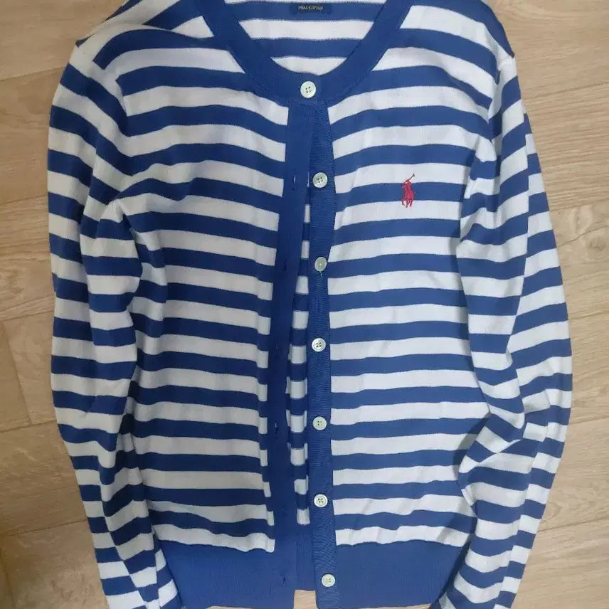 [BUNJANG] Polo Ralph Lauren Striped Cardigan / 폴로 랄프로렌 스트라이프 가디건