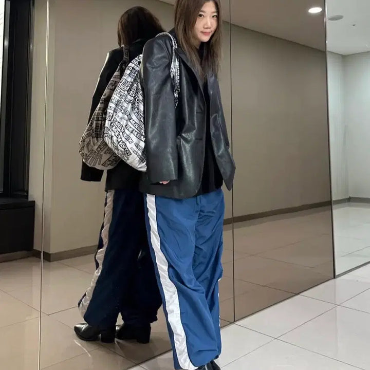 [BUNJANG] Matinkim Leather Jacket / 마뗑킴 레더자켓