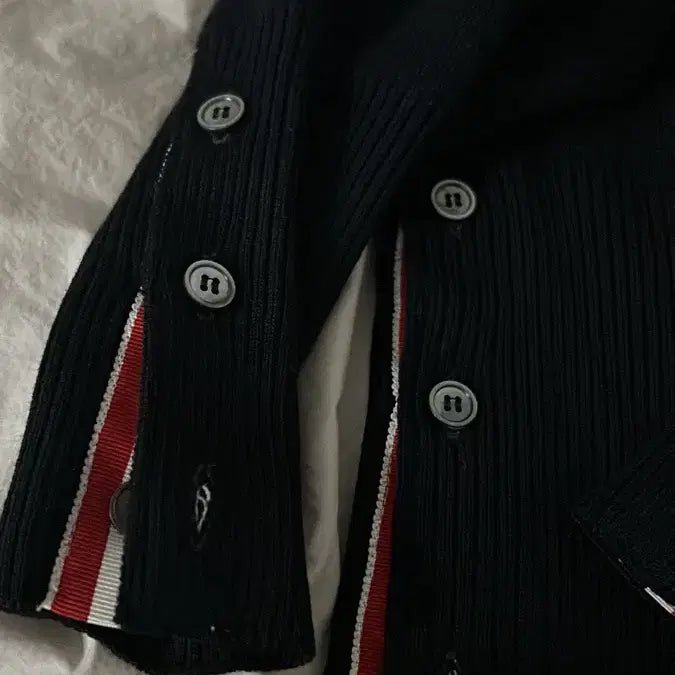 [BUNJANG] Thom Browne Wool Diagonal Pullover Knit Navy / 톰브라운 울 사선 풀오버 니트 네이비 2사이즈