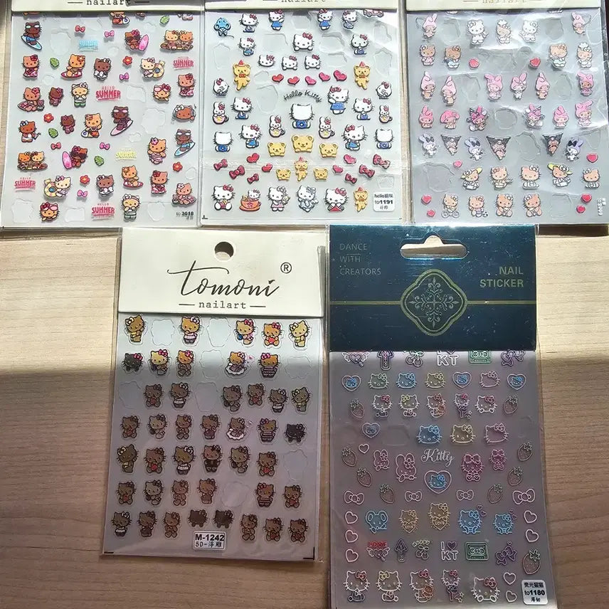 [BUNJANG] Hello Kitty Nail Sticker / 헬로키티 네일 스티커