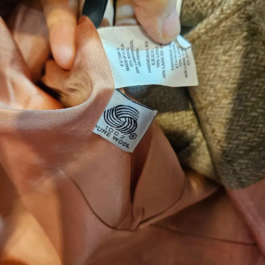 [BUNJANG] Lauren Check Tweed Women's Jacket / 로렌 체크 트위드 여성 자켓