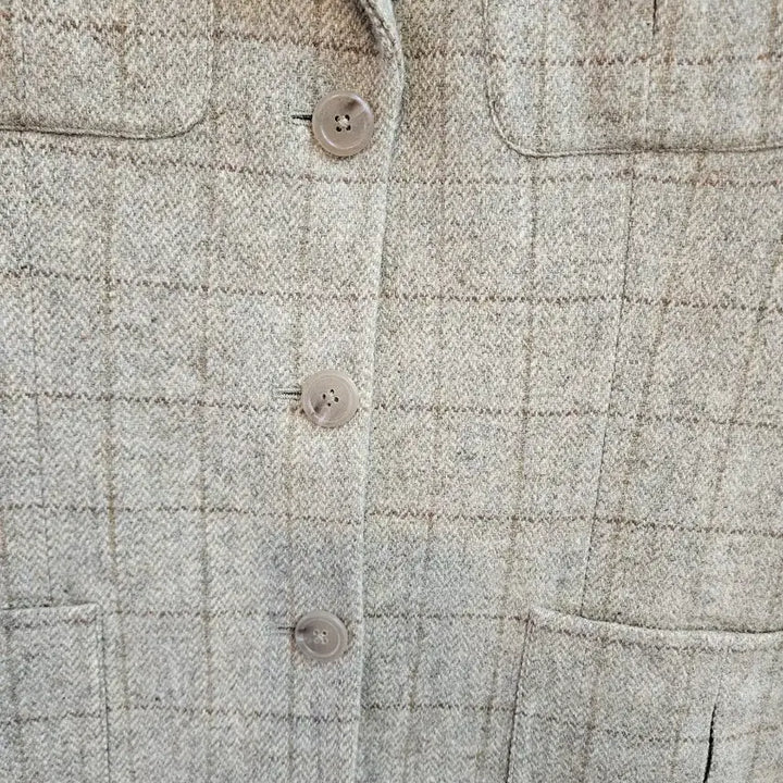 [BUNJANG] Lauren Check Tweed Women's Jacket / 로렌 체크 트위드 여성 자켓