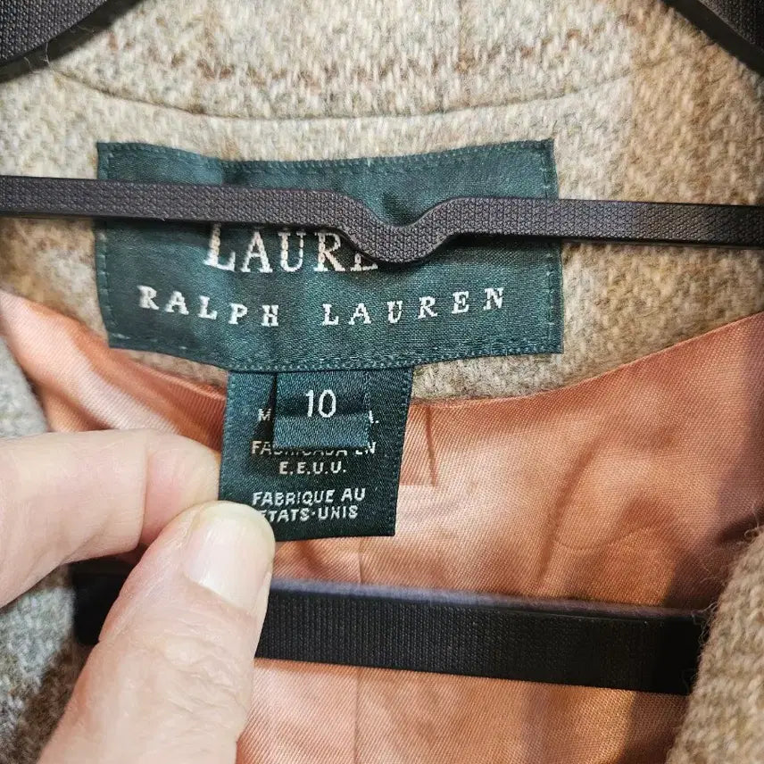 [BUNJANG] Lauren Check Tweed Women's Jacket / 로렌 체크 트위드 여성 자켓